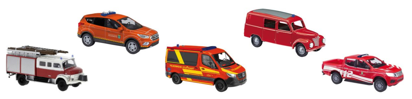 Feuerwehr Modellauto im Modellbahnshop