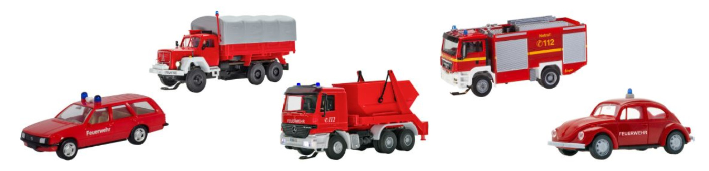 Feuerwehr Modellauto im Modellbahnshop