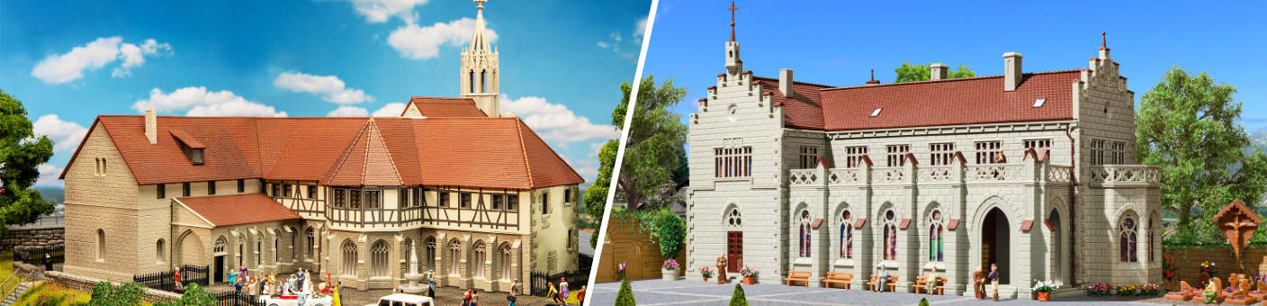 Gebäude Kirche Gebäude Kirche im Modellbahnshop