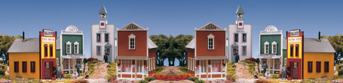 Gebäude Western Gebäude Western im Modellbahnshop