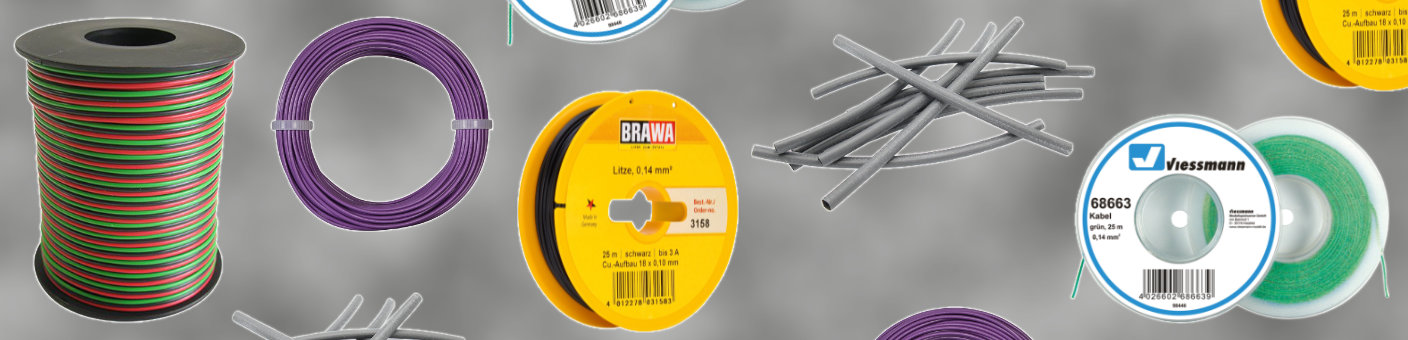 Kabel Kabel im Modellbahnshop