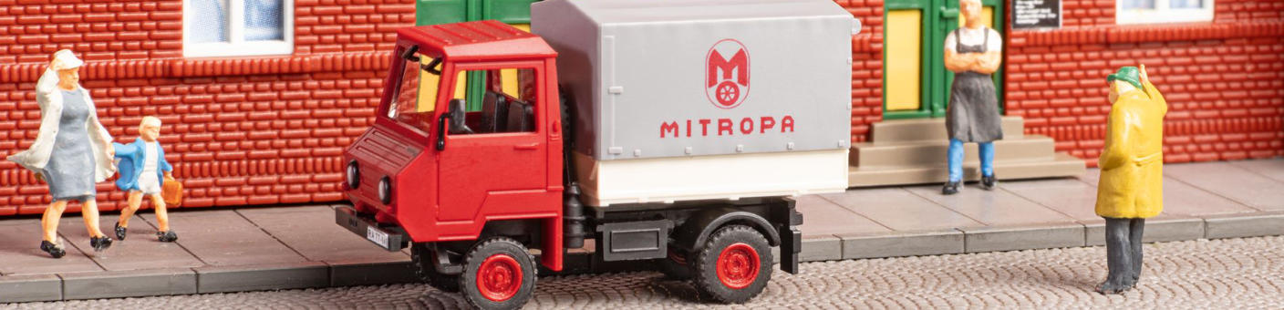 LKW im Modellbahnshop