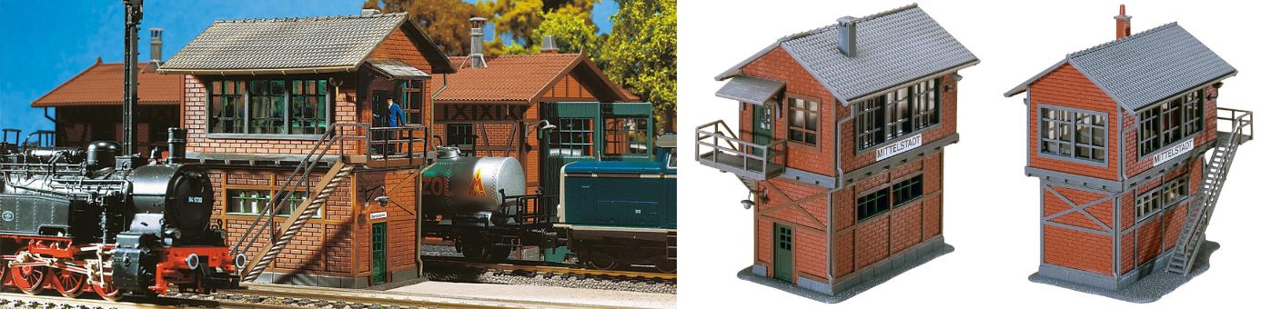 Stellwerk im Modellbahnshop