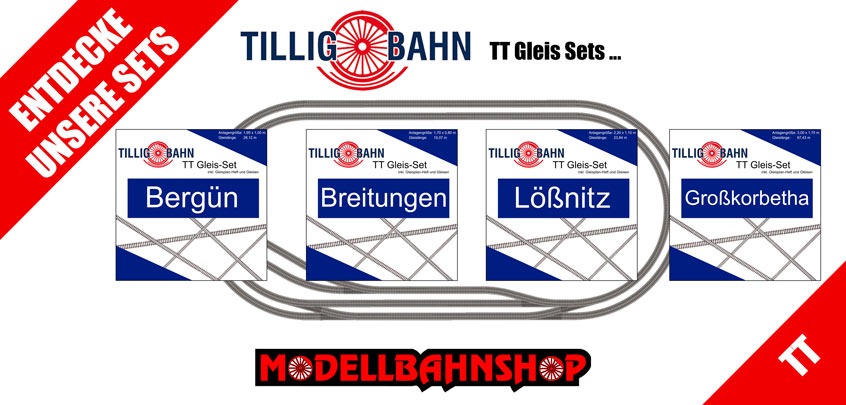 Tillig TT Gleis Sets