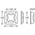 Adam Hall 3403 Schalengriff PVC mittel quadratisch,schwarz Thumbnail 2