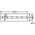 Adam Hall 2603 Klavierband Alu 183cm x 38 mm Thumbnail 2