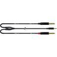 Cordial Klinke 3,5mm stereo / 2x Klinke 6,3mm mono CFY 1,5 WPP Thumbnail 1