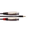 Cordial CFY 0,9 WFF 3,5 mm Klinke stereo/2x XLR female Thumbnail 1