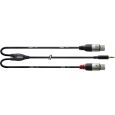 Cordial Klinke 3,5mm stereo / 2x XLR female CFY 1,8 WFF Thumbnail 1