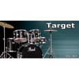 Pearl Standard-Set Target TG-625C Black Thumbnail 1