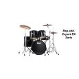 Pearl Bass Drum EX2218B Jet Black Schwarze Hardware Thumbnail 1