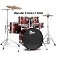 Pearl Forum Drum Set FX705SC Wine Red Thumbnail 1