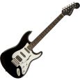 Fender Squier Black and Chrome Std Strat HSS RWE-Gitarre Thumbnail 1