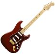 Fender Deluxe Players Strat MN Crimson Red Transp. Thumbnail 1