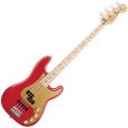 Fender Deluxe Active P-Bass Special MN Chrome Red Thumbnail 1