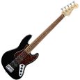 Fender Deluxe Jazz Bass V String Black Thumbnail 1