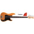 Fender American P-Bass RW Sunset Orange Transparent Ash Thumbnail 1