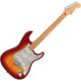 Fender American Deluxe Strat Ash MN Aged Cherry Burst Thumbnail 1