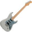 Fender American Deluxe Strat HSS MN Chrome Silver Thumbnail 1