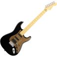 Fender American Deluxe Strat HSS MN Montego Black Thumbnail 1