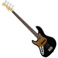 Fender American Deluxe Jazz Bass LH RW Montego Black Thumbnail 1
