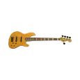 Fender American Deluxe Jazz Bass V QMT RW Amber Thumbnail 1