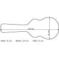Gewa Gitarren Gig-Bag Premium 20 Western schwarz Thumbnail 10
