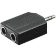Adapter Klinke St. 3,5mm 2 x Buchse 6,35mm mono 156076 Thumbnail 1