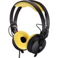 Polsterset Velour für Sennheiser HD-25 gelb Thumbnail 2