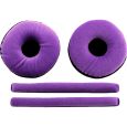 Polsterset Velour für Sennheiser HD-25 violet Thumbnail 1