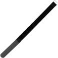 Adam Hall Kabelbinder Klettband mit Oese 30x2 cm schwarz Thumbnail 1