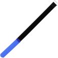 Adam Hall Kabelbinder Klettband mit Oese 30x2 cm blau Thumbnail 1