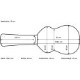 Gewa Economy Gitarrenkoffer f. Jumbo/Jazzgitarre Thumbnail 2
