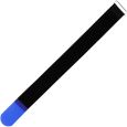 Adam Hall Kabelbinder Klettband mit Oese 40x4cm blau Thumbnail 1