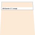 Lee Farbfolie 206 Quarter C.T. Orange 25cm x 122cm Thumbnail 1