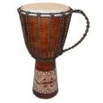 Terre Djembe 50 cm carved Thumbnail 1