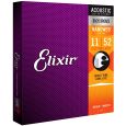 Elixir 11027 Acoustic Nanoweb Bronze Custom Light 011 - 052 Thumbnail 3