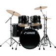 Sonor Force 3007 Stage 2 Drum Set Piano Black Thumbnail 1