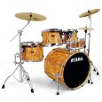 TAMA Drumset Superstar Duracover SX52F Orange Satin Flame Thumbnail 1