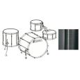 TAMA Drumset Superstar Unicolor SK44Z Brushed Metallic Black Thumbnail 1