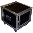 Casebau Rollcase 8HE, abschliesbar, Griffe, mit Rollen Thumbnail 2