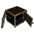 Casebau Rollcase 8HE, abschliesbar, Griffe, mit Rollen Thumbnail 3