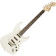 Fender Squier Deluxe Hot Rails Strat RW Olympic White E-Gitarre Thumbnail 1