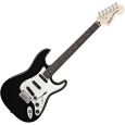 Fender Squier Deluxe Hot Rails Strat RW Black E-Gitarre Thumbnail 1
