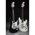 Fender Squier Deluxe Hot Rails Strat RW Black E-Gitarre Thumbnail 2
