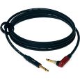 Klotz Klinke 90° Instrumentenkabel Titanium GOLD 6 m Thumbnail 1