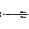 Cordial Klinke 3,5mm stereo / 2x XLR male CFY 1,8 WMM Thumbnail 1