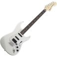 Fender Mex Deluxe Fat Strat E-Gitarre RW Arctic White inkl. Gigbag Thumbnail 1