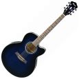 Ibanez AEL10E-MBS Mystic Blue Sunburst Akustik Westerngitarre Thumbnail 1