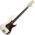 Fender American Standard P-Bass V Olympic White Thumbnail 1